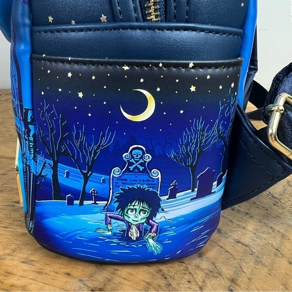 Loungefly | Disney Halloween Hocus Pocus Poster Glow Mini Backpack - Picture 10 of 16